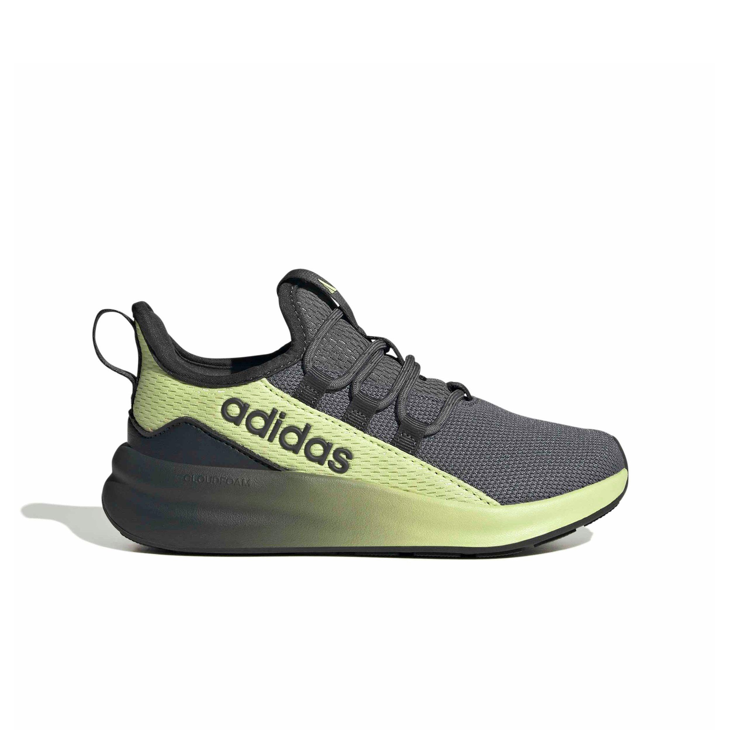 adidas Lite Racer Adapt 8.0 "Carbon/Grey Five/Semi Frozen Lemon" Preschool Boys' Shoe - CARBON/GREY/LEMON